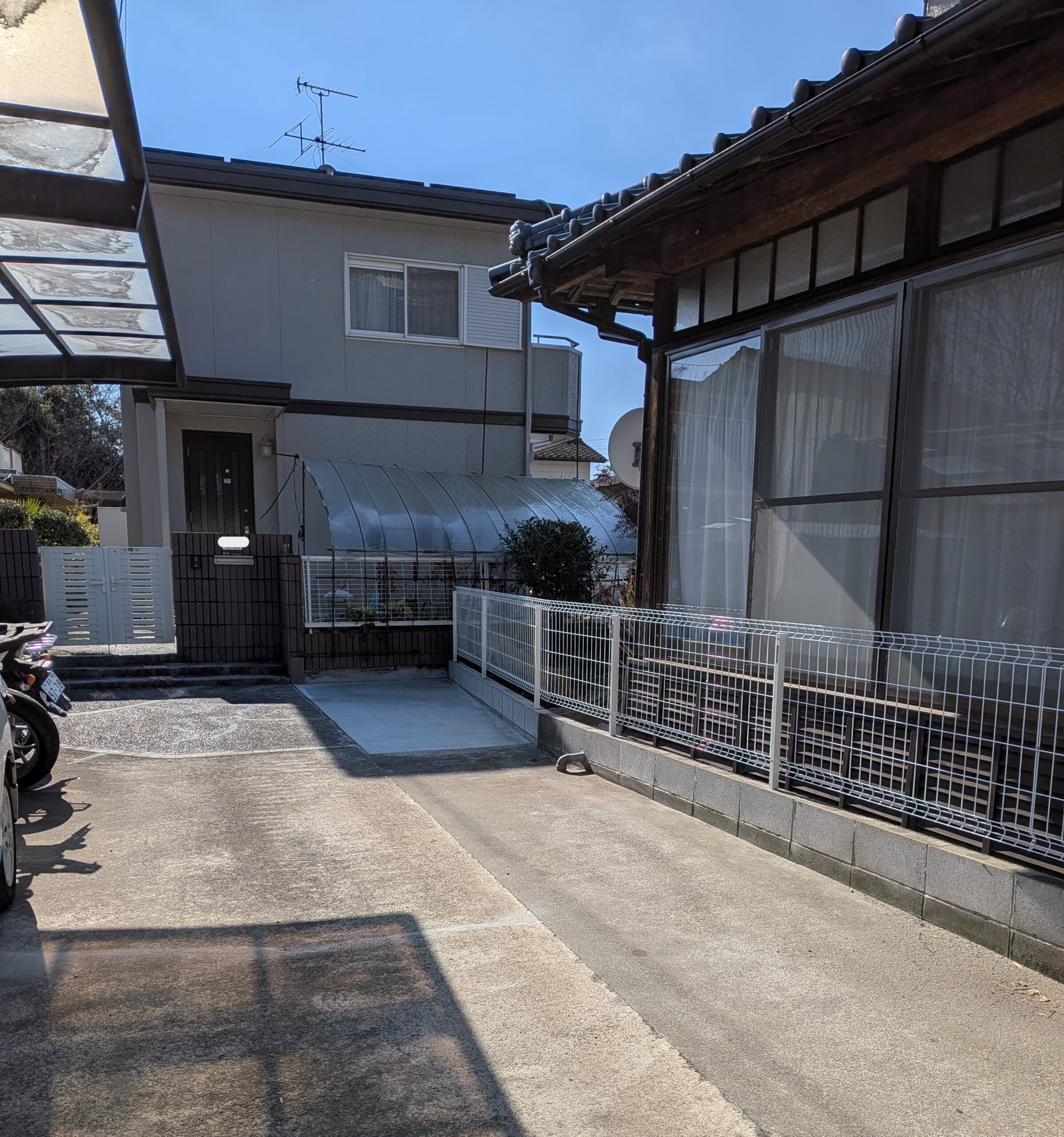 駐車場　増築工事